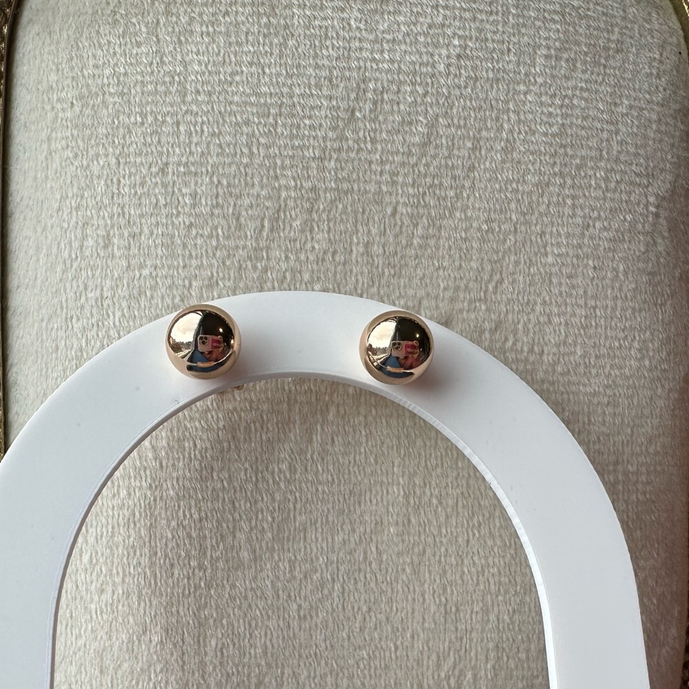 Gold Stud Earrings